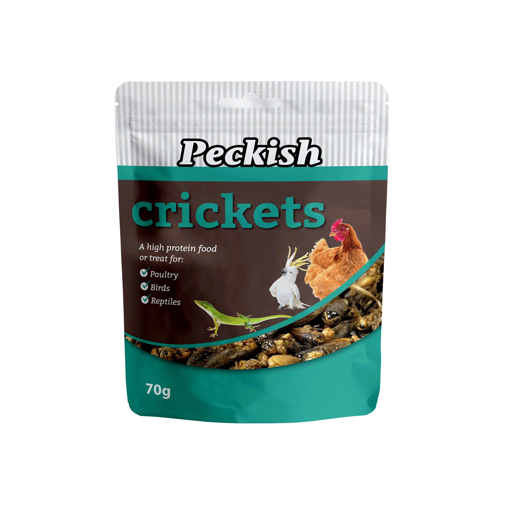 Peckish - Dried Crickets (70g)
