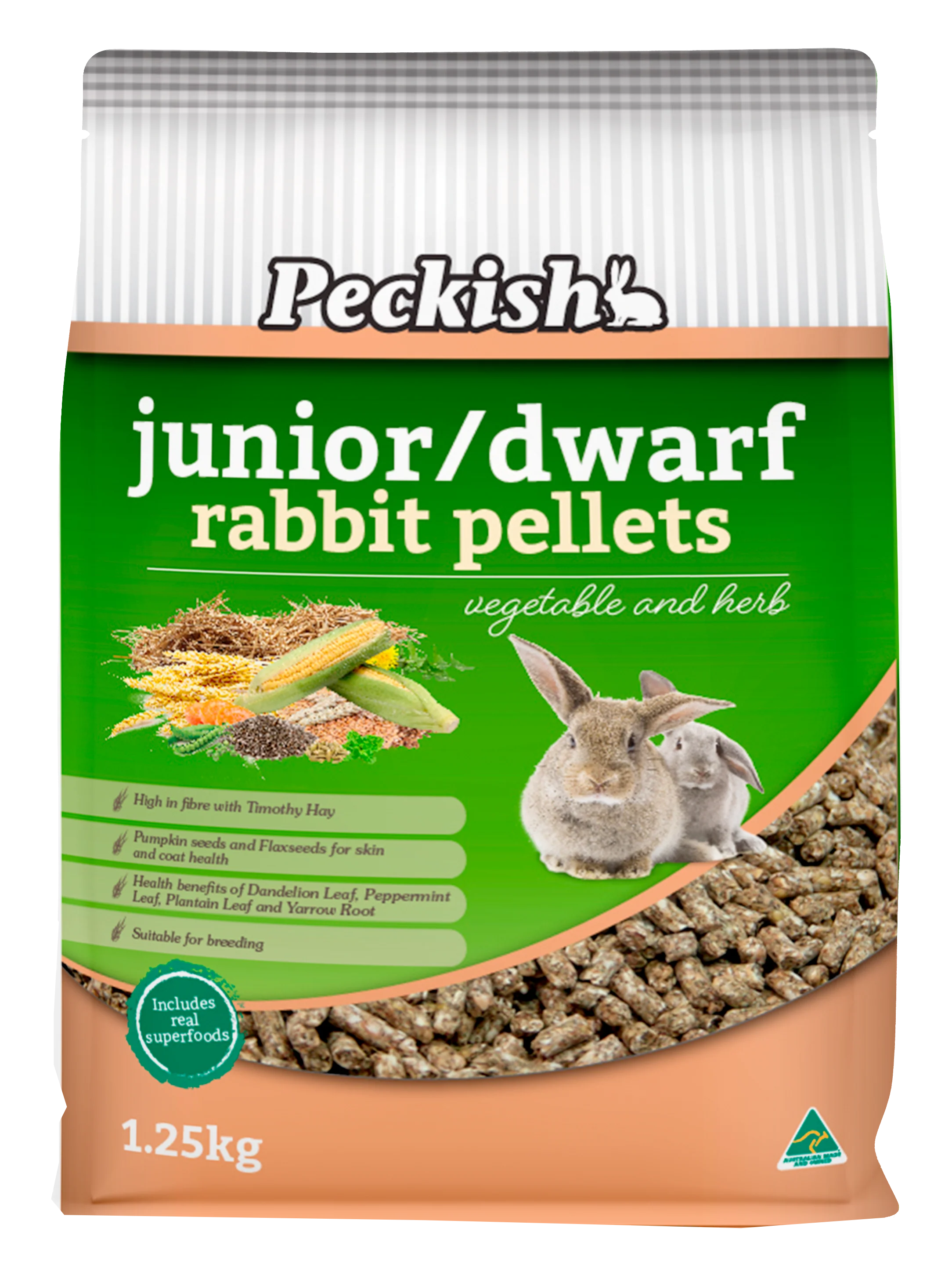 Peckish - Junior/Dwarf Rabbit Pellets (1.25kg)