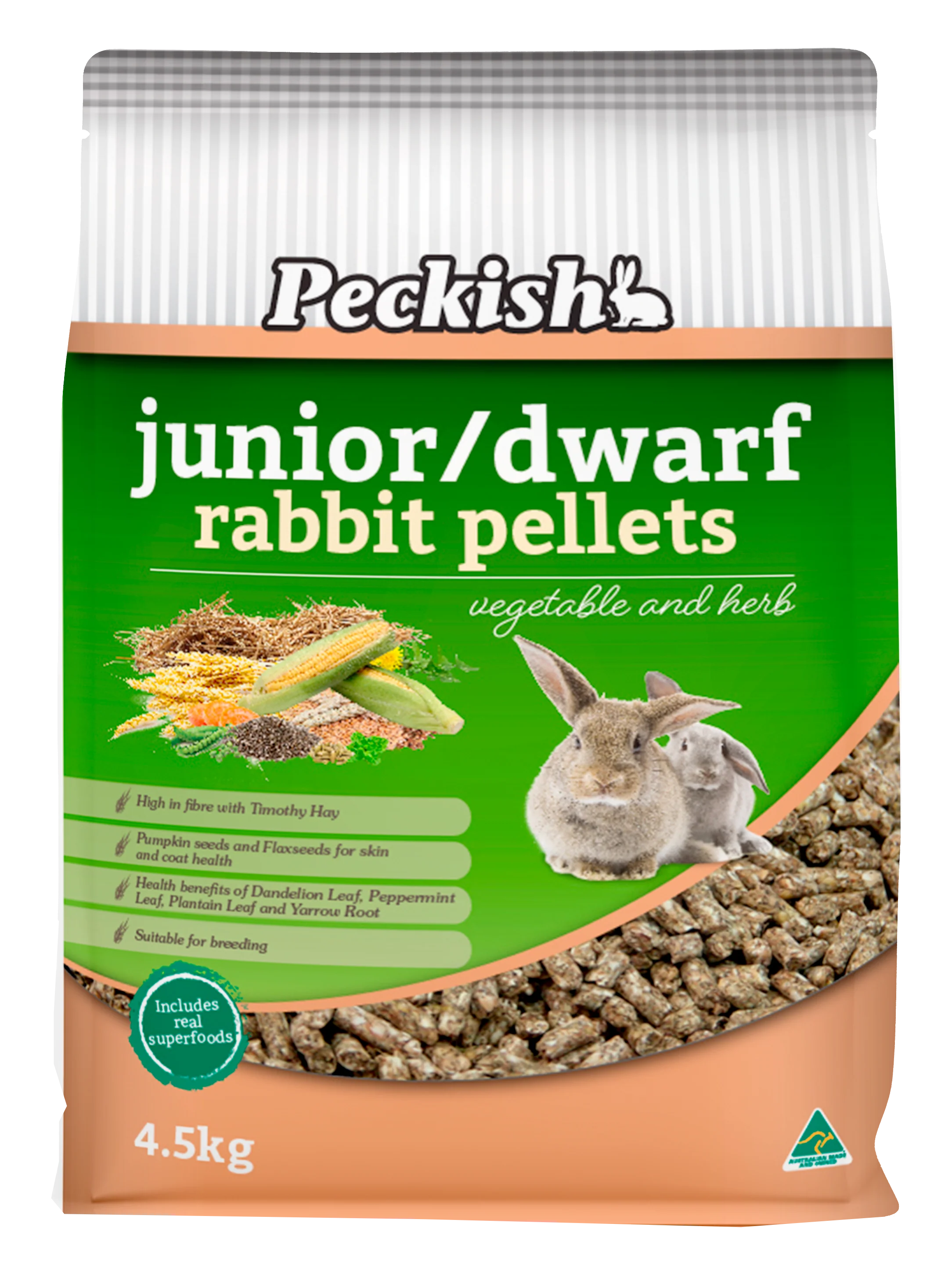 Peckish - Junior/Dwarf Rabbit Pellets (4.5kg)