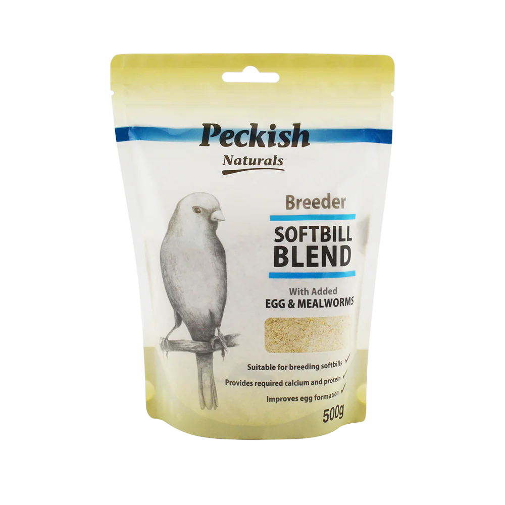 Peckish - Breeder Softbill Blend Egg & Mealworms (500g)