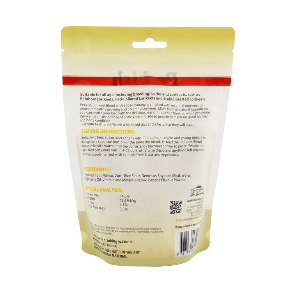 Peckish - Lorikeet Blend Banana (500g) - Image 3