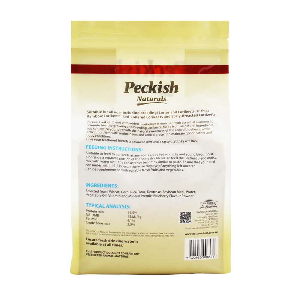 Peckish - Lorikeet Blend Blueberry (2kg) - Image 3