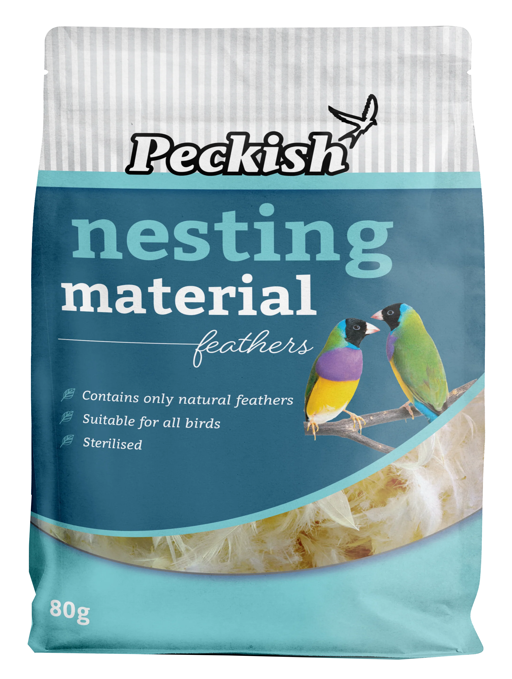 Peckish - Nesting Material Feathers (80g)