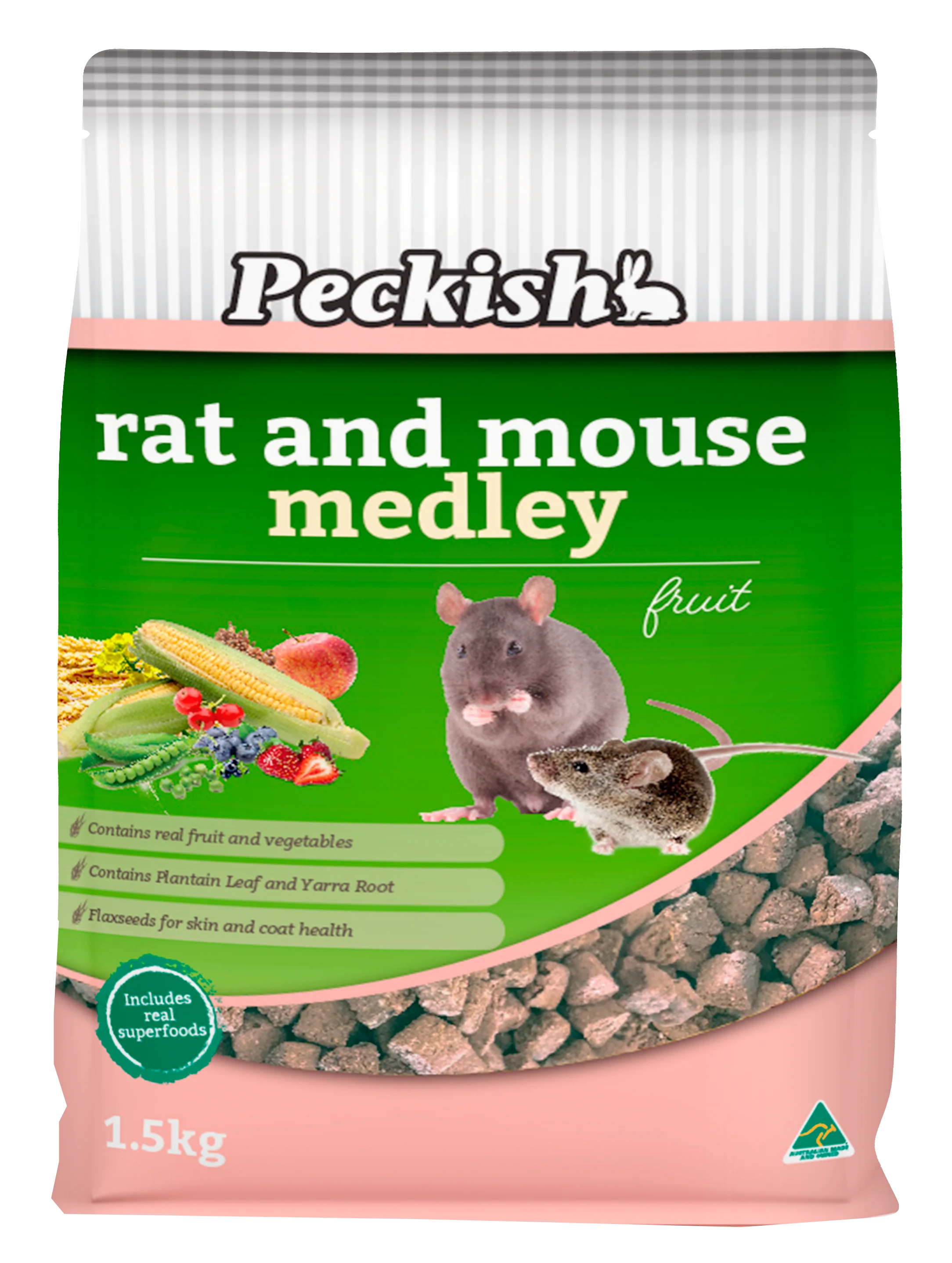 Peckish - Rat and Mouse Medley Fruit (1.5kg)