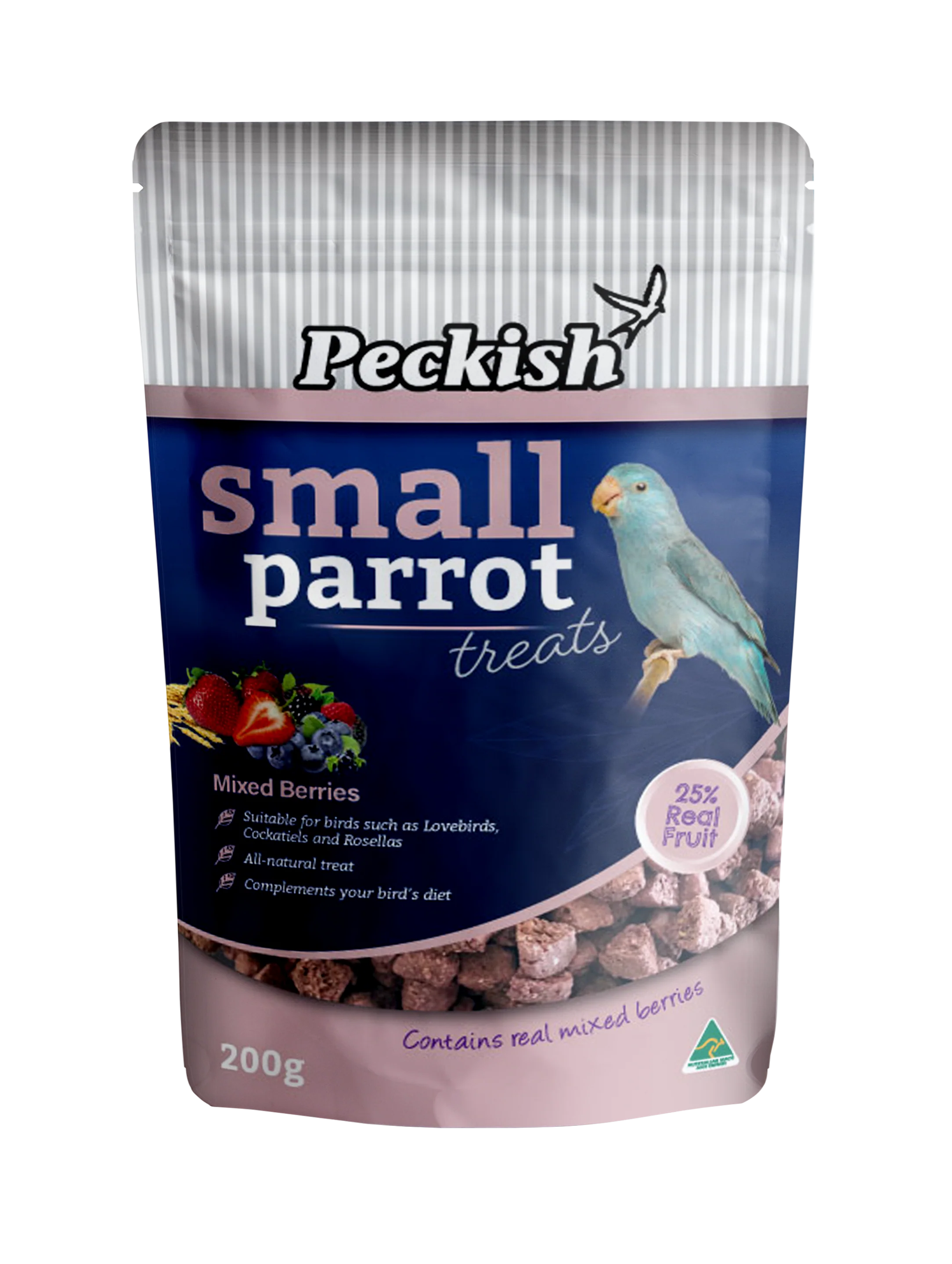 Peckish - Small Parrot Mixed Berry Treat 200g