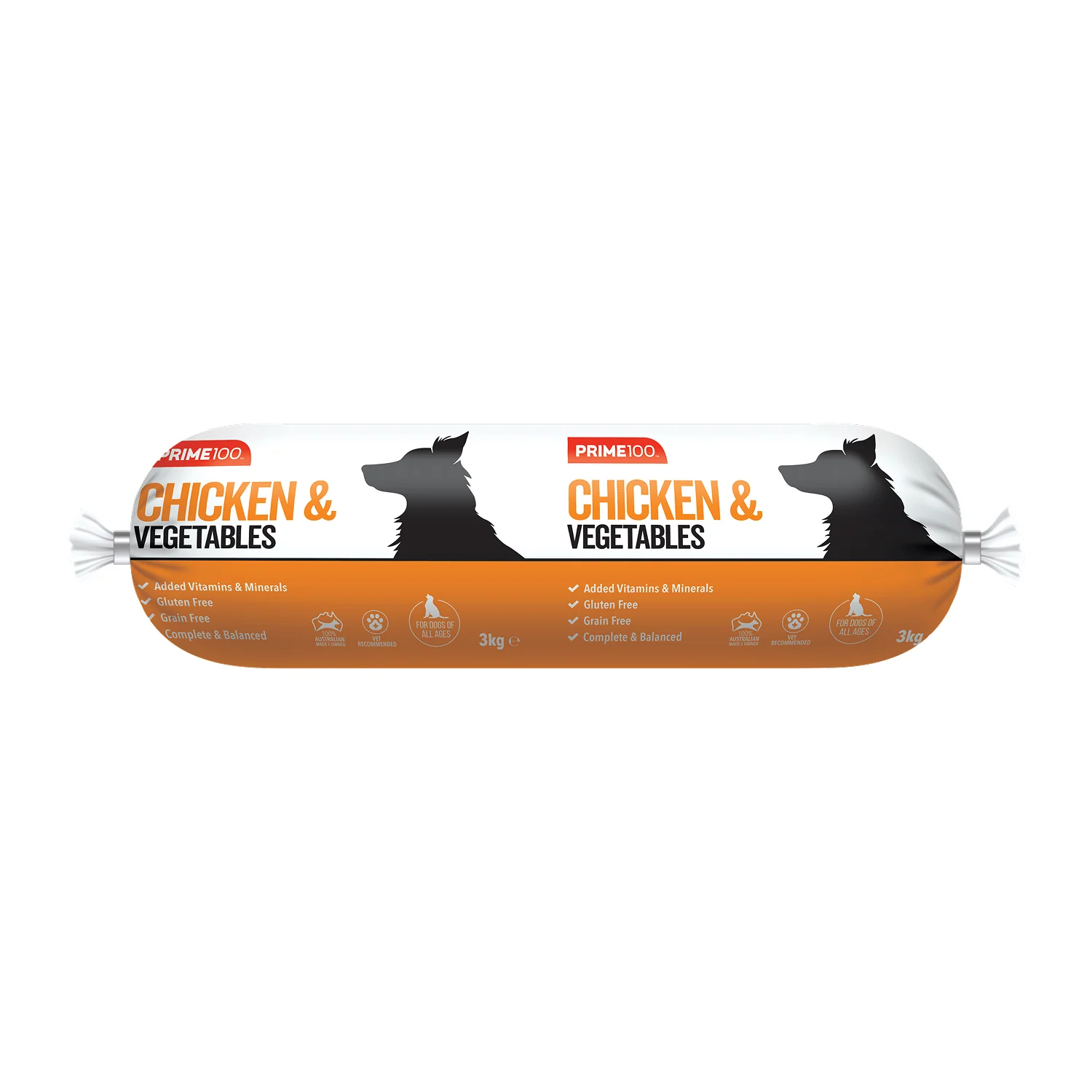 Prime100 Cooked Roll Chicken & Vegetable 3kg - Image 3
