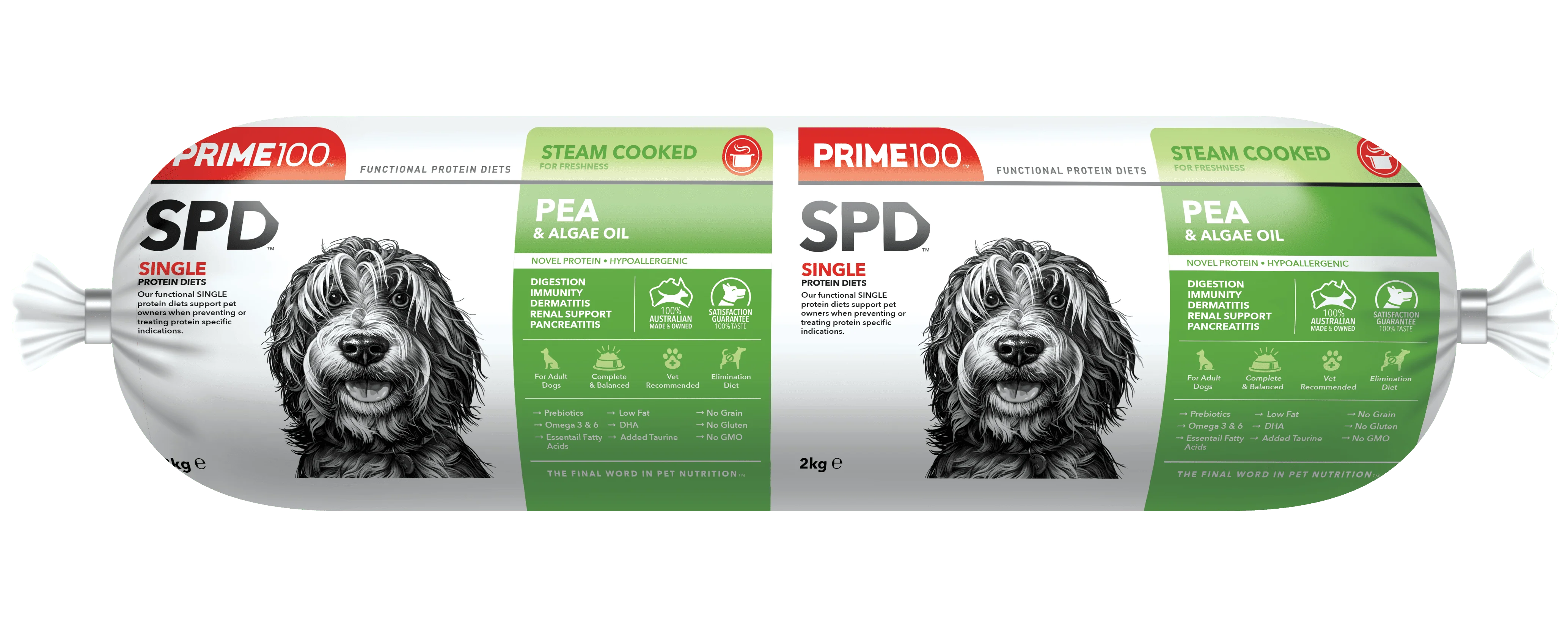 Prime100 SPD Fresh Roll Pea & Algae 2kg - Image 3
