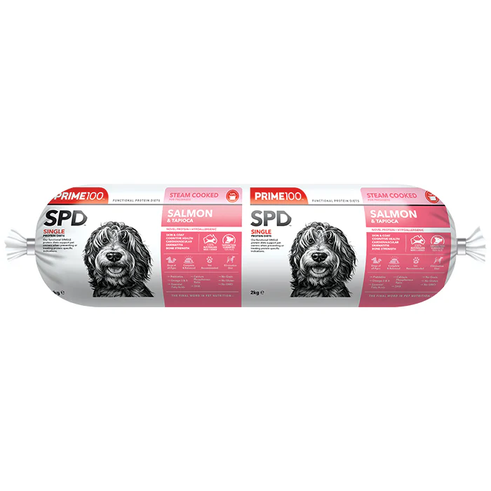 Prime100 SPD Fresh Roll Salmon and Tapioca 2kg - Image 3