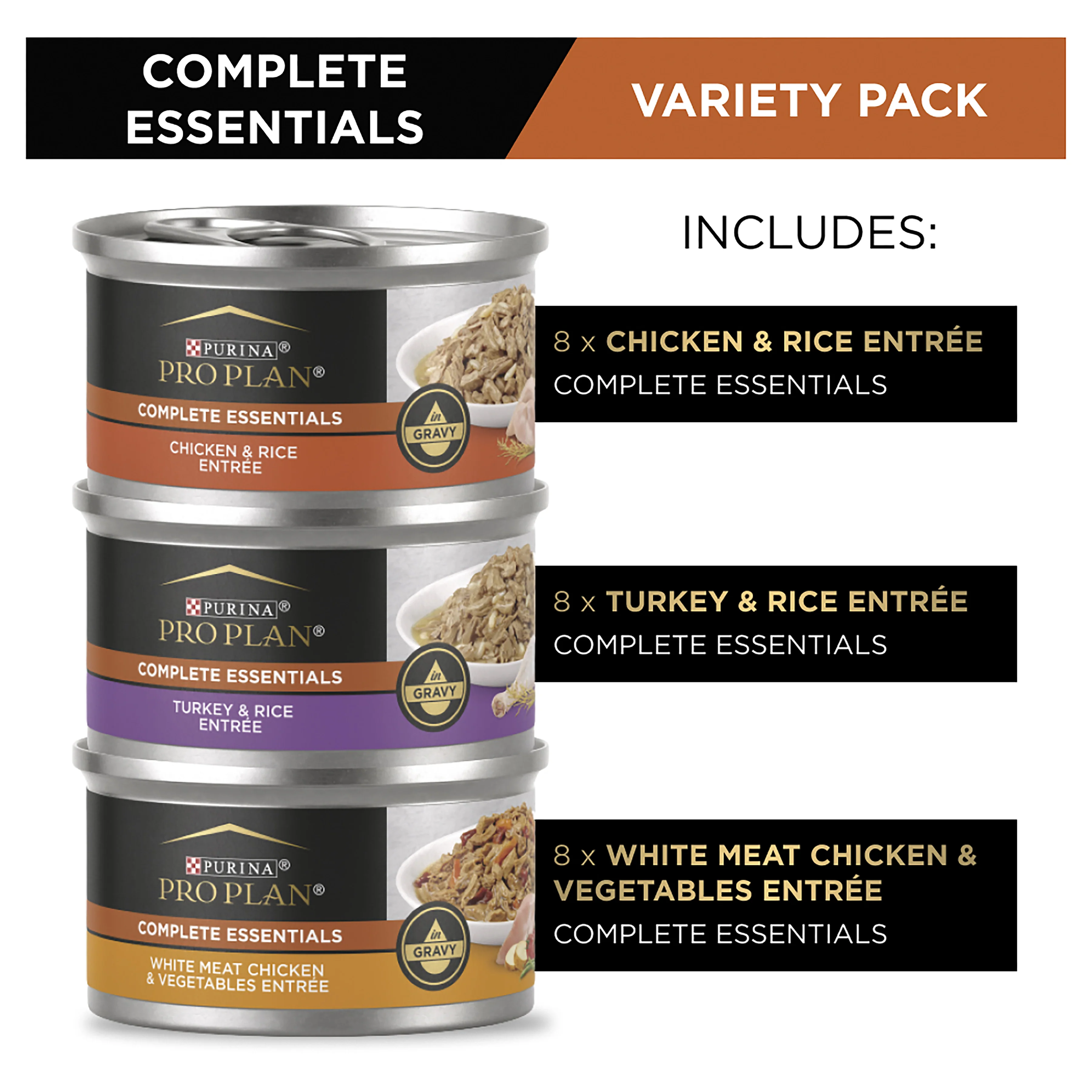 PRO PLAN Cat Essentials Poultry Variety Pack 24x85g - Image 6