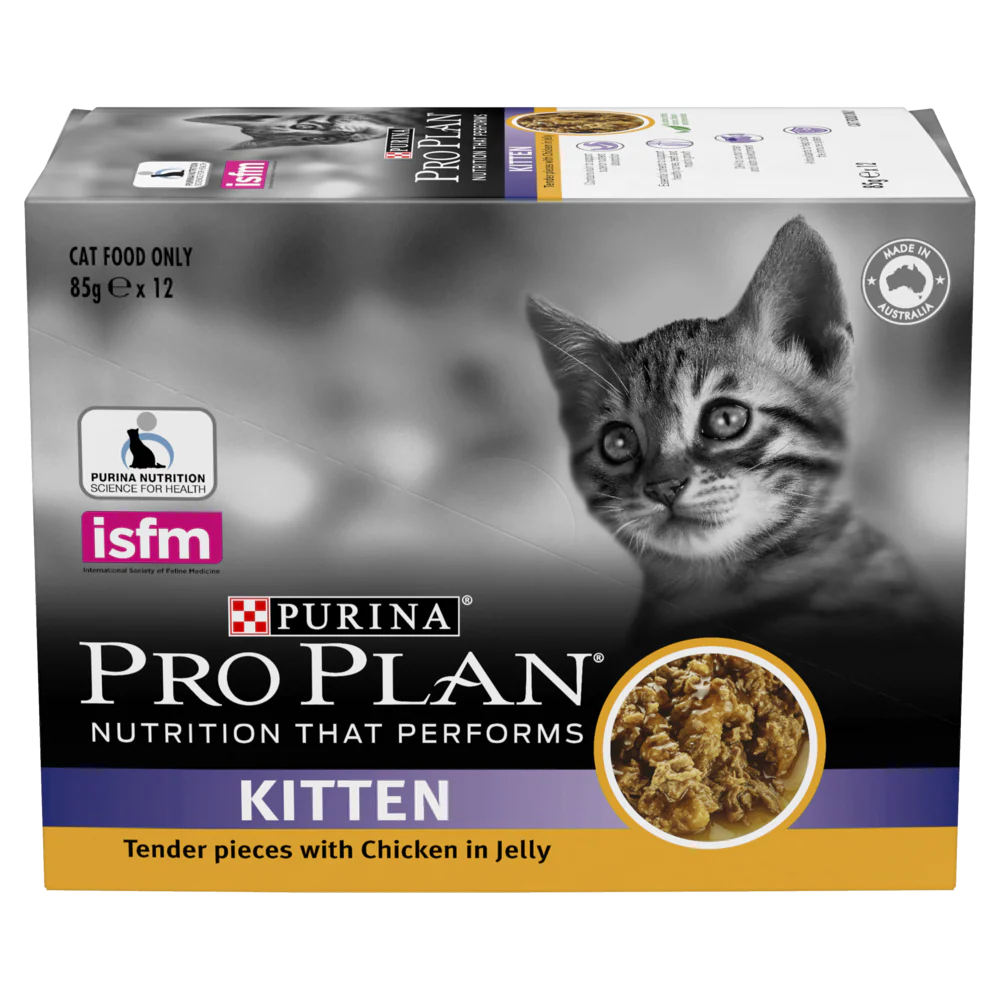PRO PLAN - Kitten Chicken in Jelly Cat Wet Food (85g x 12pk)