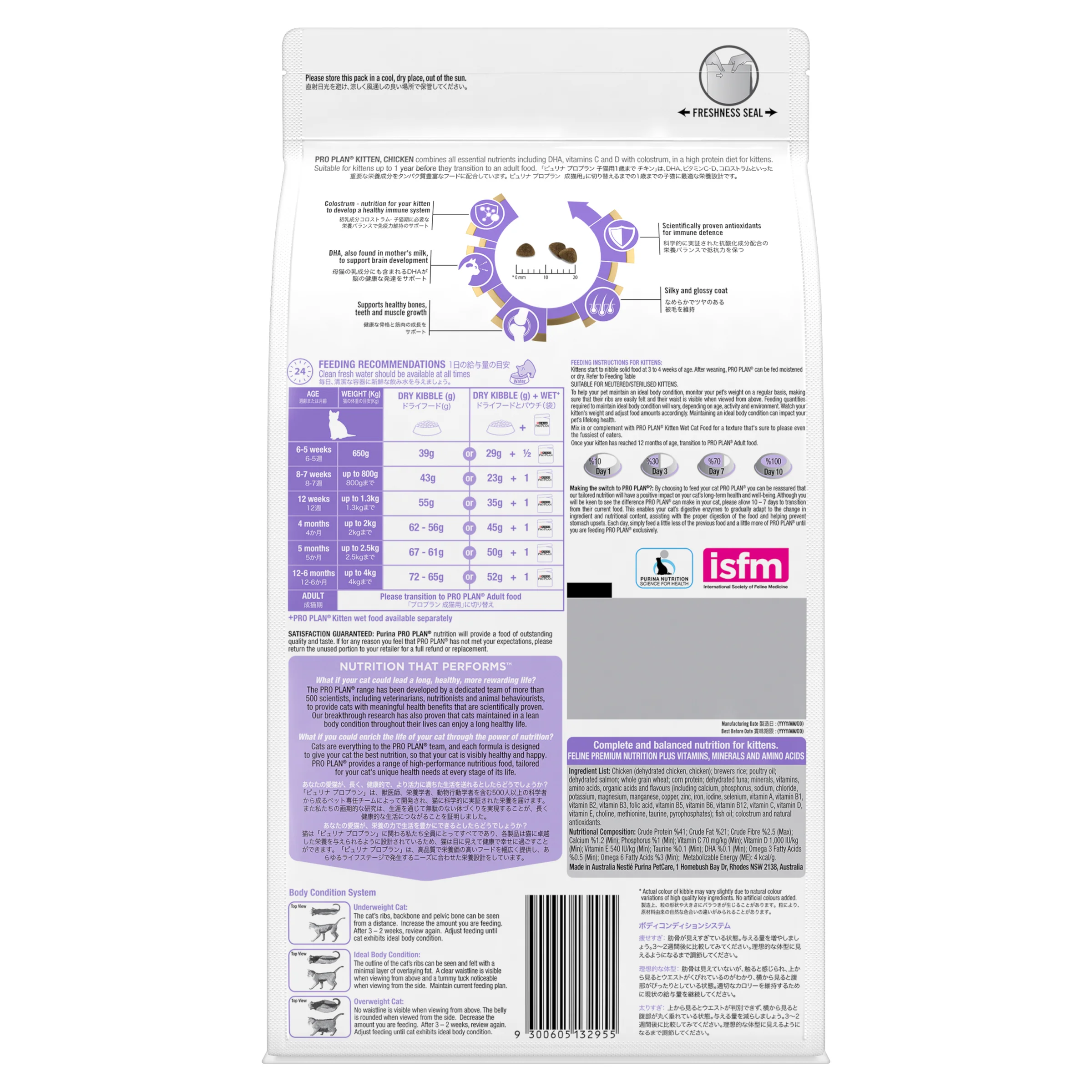 PRO PLAN - Kitten Chicken Formula Cat Dry Food - Image 2
