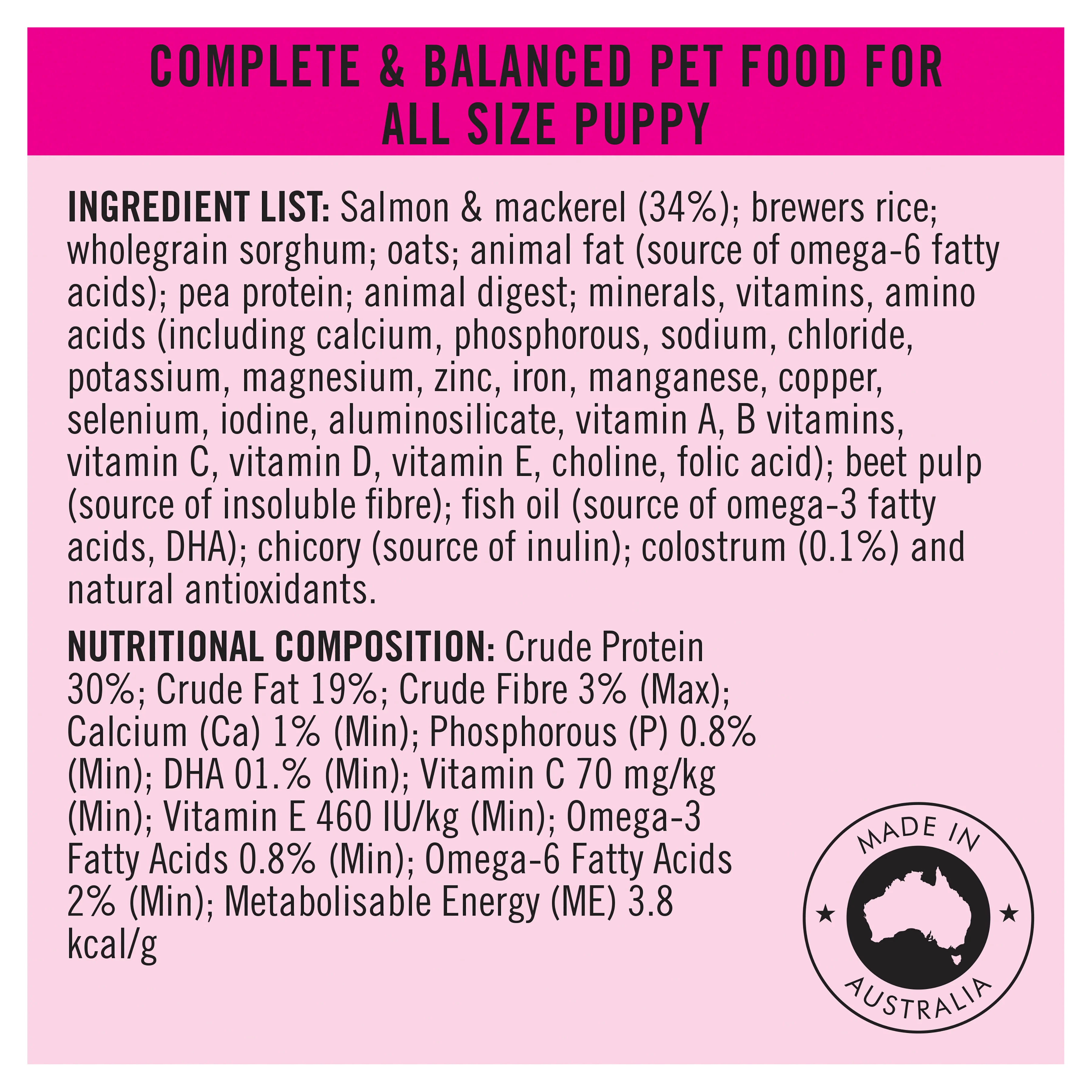 PRO PLAN Puppy Sensitive Skin & Stomach Dry Dog Food (3kg) - Image 10