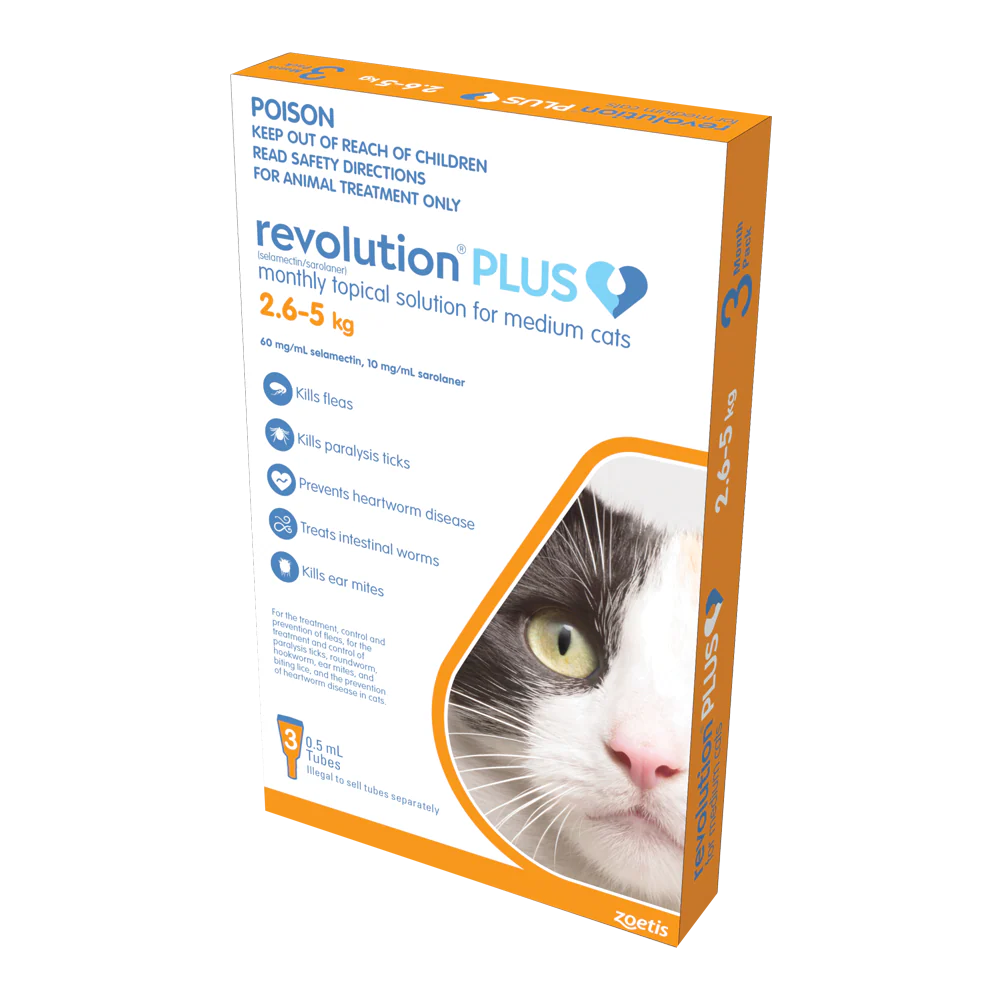 Revolution Plus - Medium Cat (3pk)