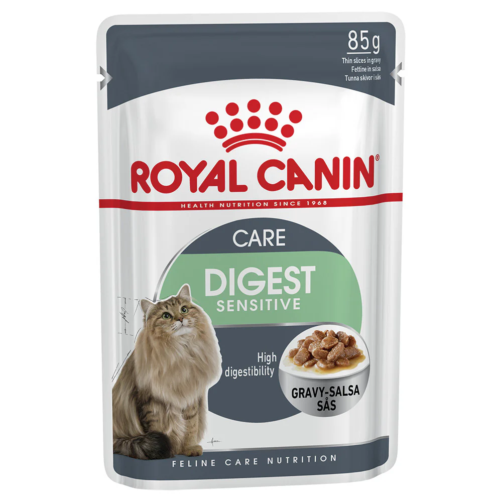 Royal Canin - Digestive Sensitive Care Gravy Adult Cat Wet Food (85g x 12pk) - Image 3