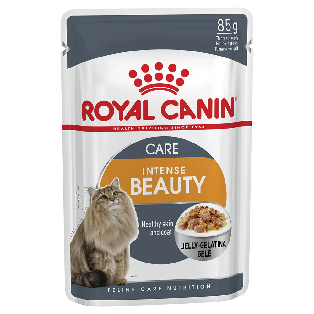 Royal Canin - Hair & Skin Care Care Jelly Adult Cat Wet Food (85g x 12pk) - Image 3