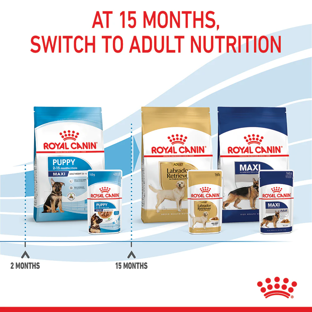 Royal Canin - Maxi Puppy Dog Wet Food (140g x 10pk) - Image 10