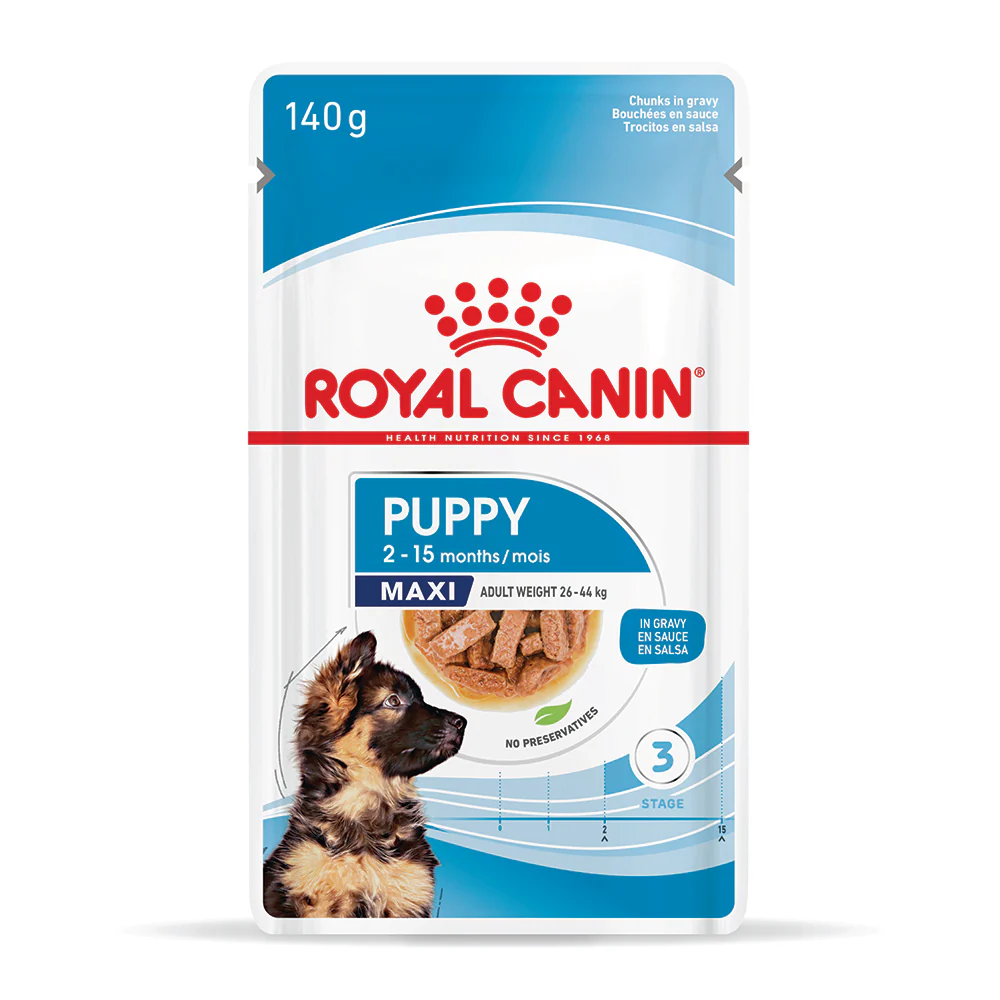Royal Canin - Maxi Puppy Dog Wet Food (140g x 10pk) - Image 3