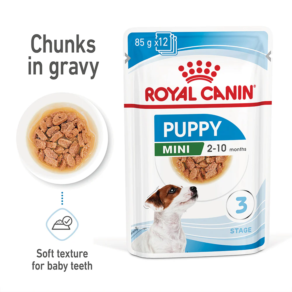 Royal Canin - Mini Puppy Dog Wet Food (85g x 12pk) - Image 4