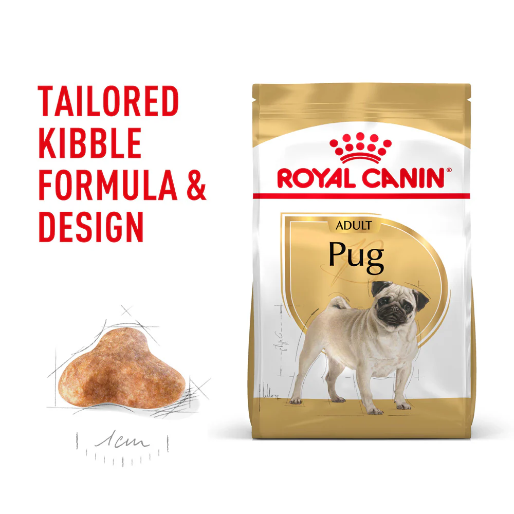 Royal Canin - Pug Breed Adult Dog Dry Food (3kg) - Image 3