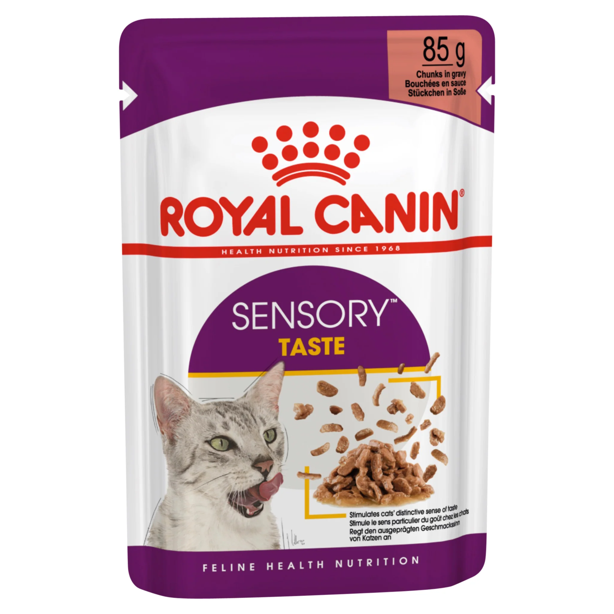Royal Canin - Sensory Taste Gravy Adult Cat Wet Food (85g x 12pk) - Image 2