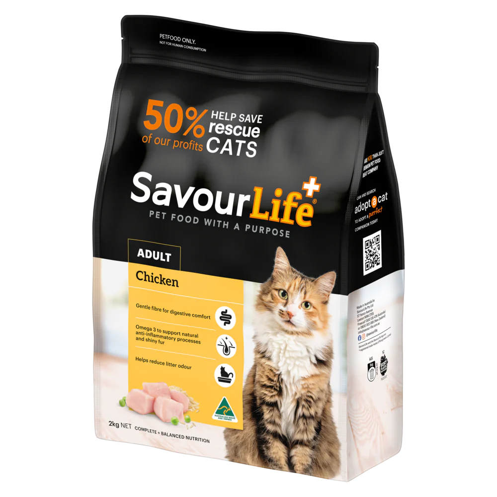 SavourLife Adult Cat Chicken Dry Food (2kg) - Image 3