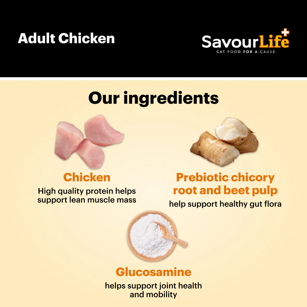SavourLife Adult Cat Chicken Dry Food (2kg) - Image 8