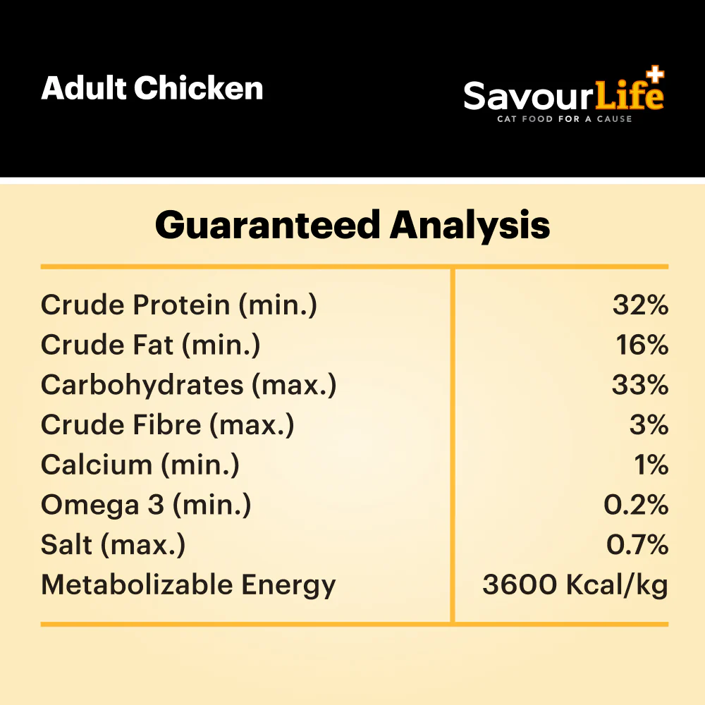 SavourLife Adult Cat Chicken Dry Food (4kg) - Image 10