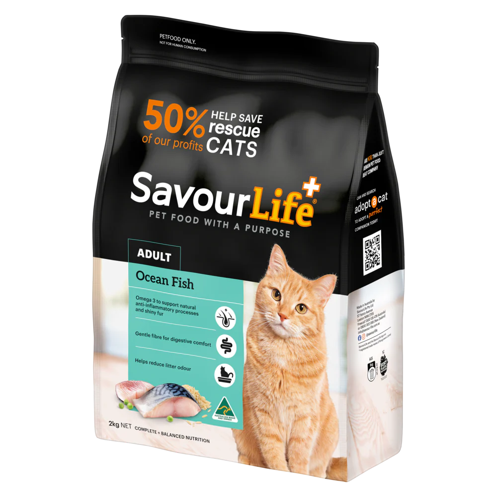 SavourLife Adult Cat Ocean Fish Dry Food (2kg) - Image 3