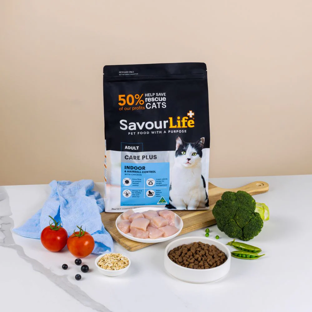 SavourLife Care Plus Adult Cat Hairball Control Chicken Dry Food (4kg) - Image 12