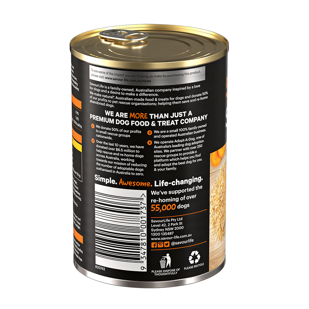 SavourLife - Essentials Chicken with Vegetables & Rice Dog Wet Food (400g) - Image 2