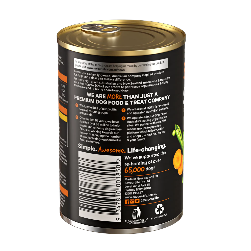 SavourLife Grain Free Adult Lamb 375g - Image 2