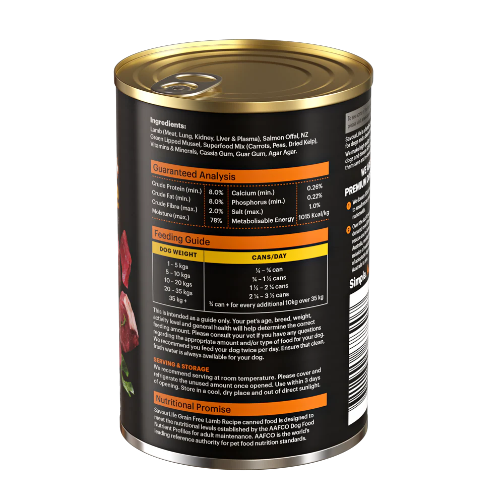 SavourLife Grain Free Adult Lamb 375g - Image 3