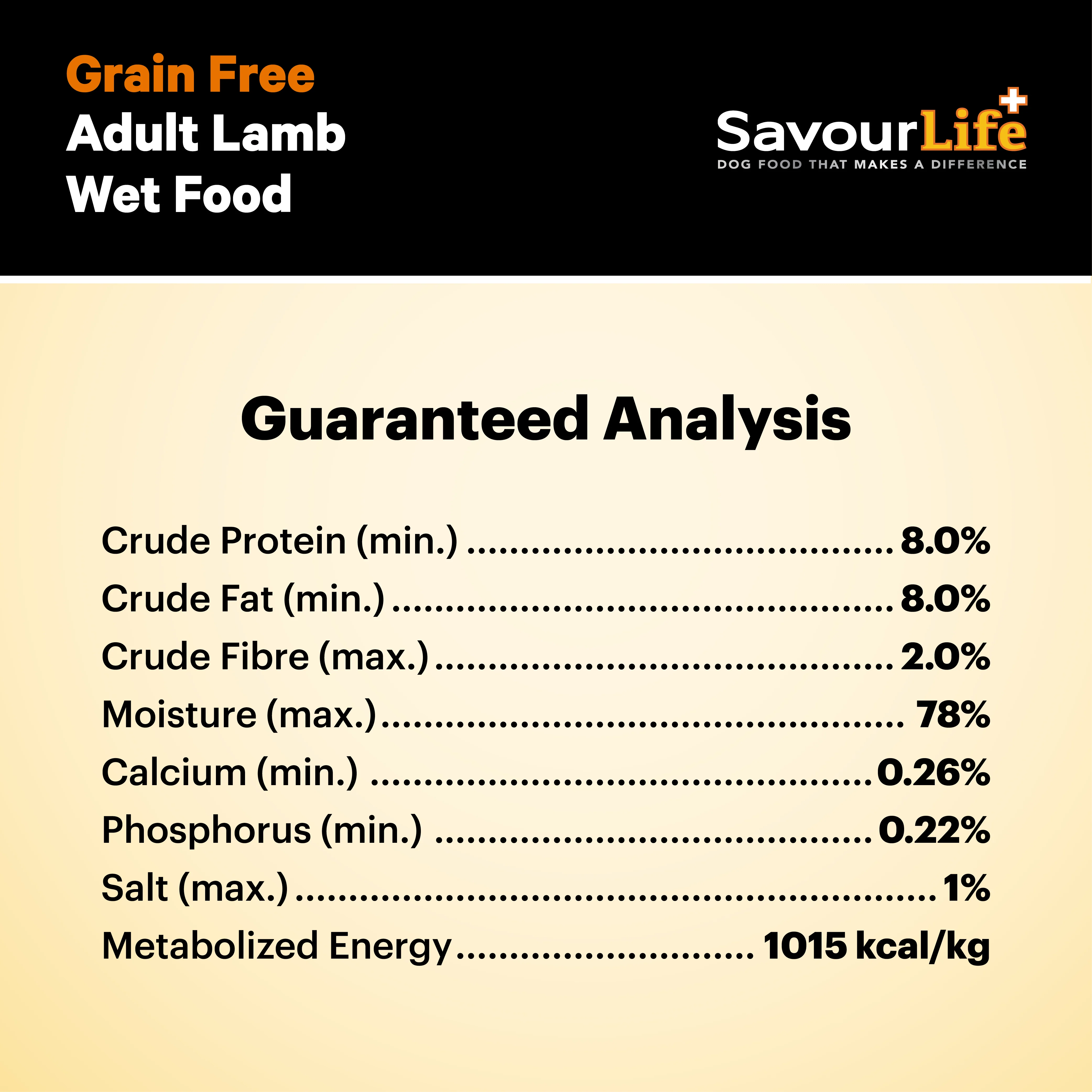 SavourLife Grain Free Adult Lamb 375g - Image 6