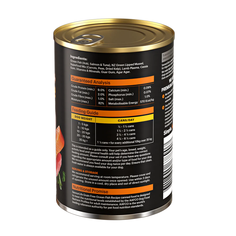 SavourLife Grain Free Adult Ocean Fish 375g - Image 3