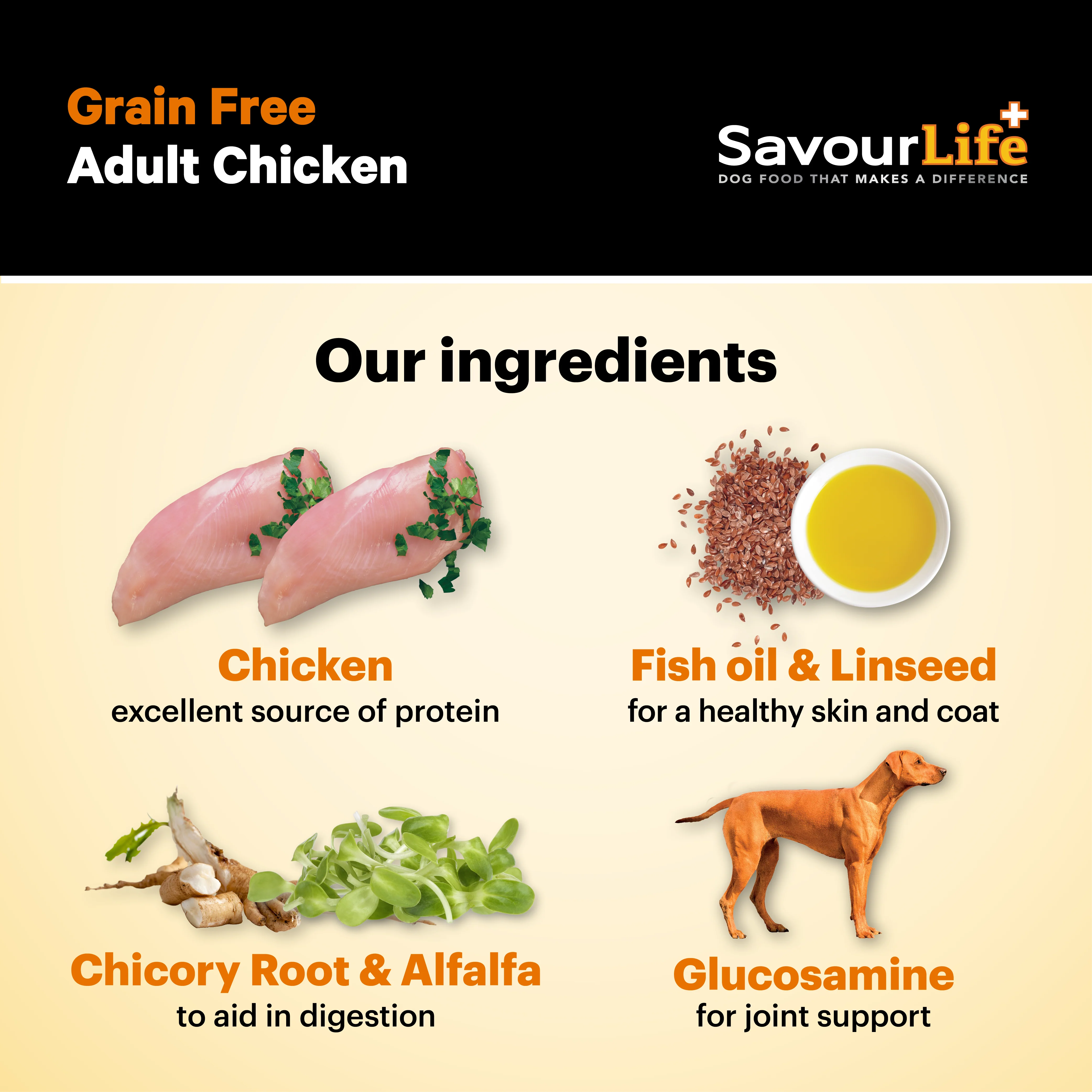 SavourLife - Grain Free Chicken Dog Dry Food (2.5kg) - Image 5