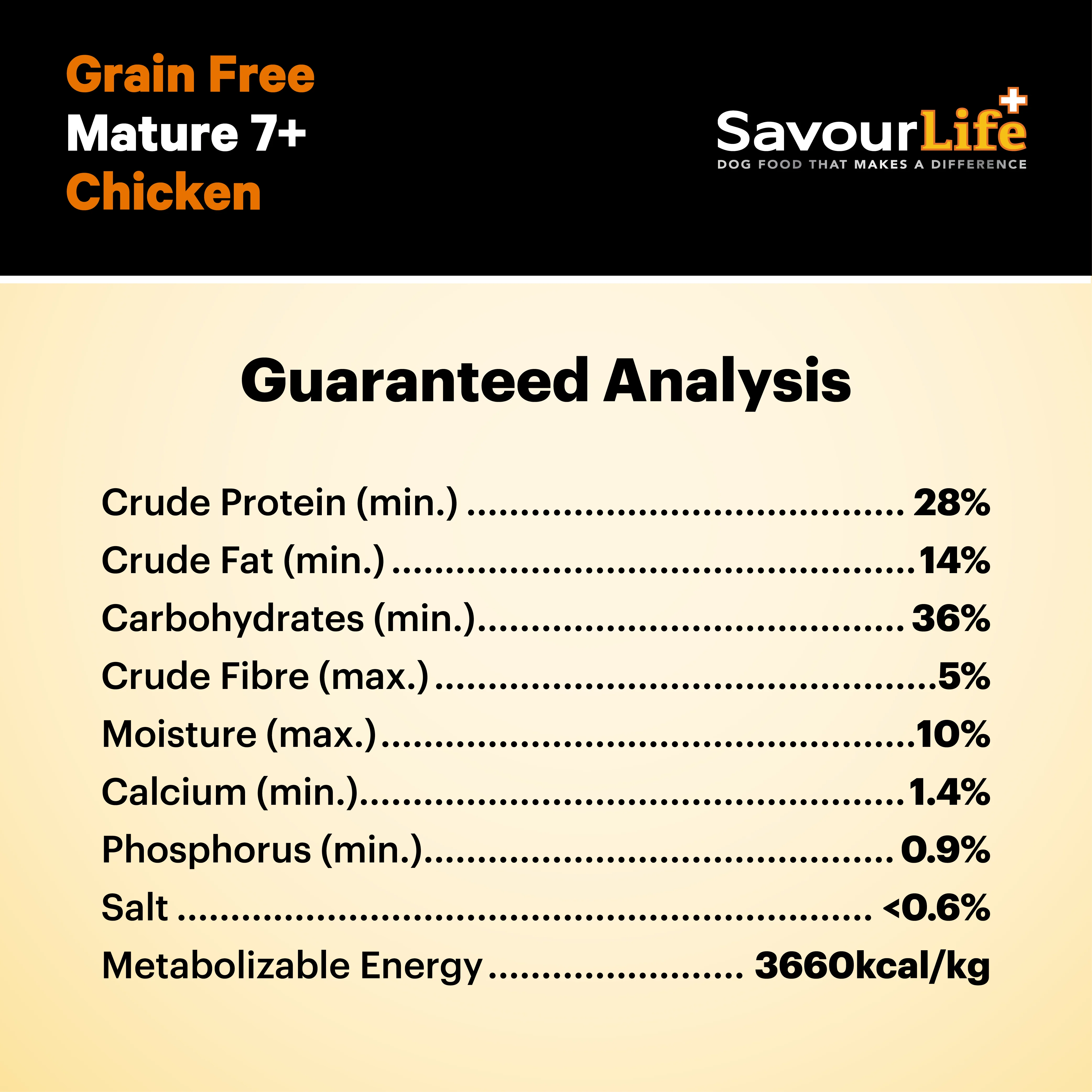 SavourLife - Grain Free Chicken Mature 7+ Dog Dry Food (10kg) - Image 7