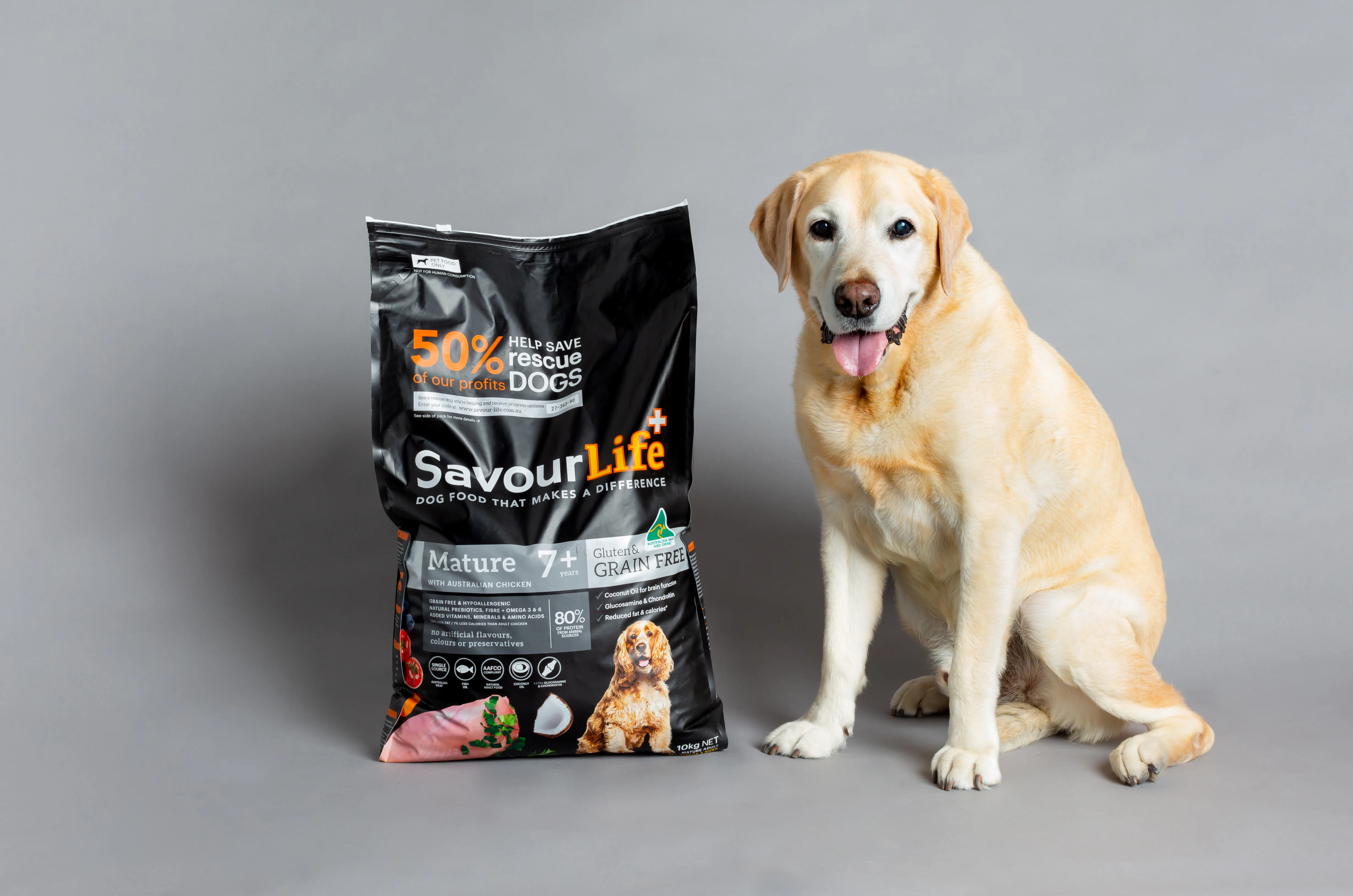 SavourLife - Grain Free Chicken Mature 7+ Dog Dry Food (10kg) - Image 8