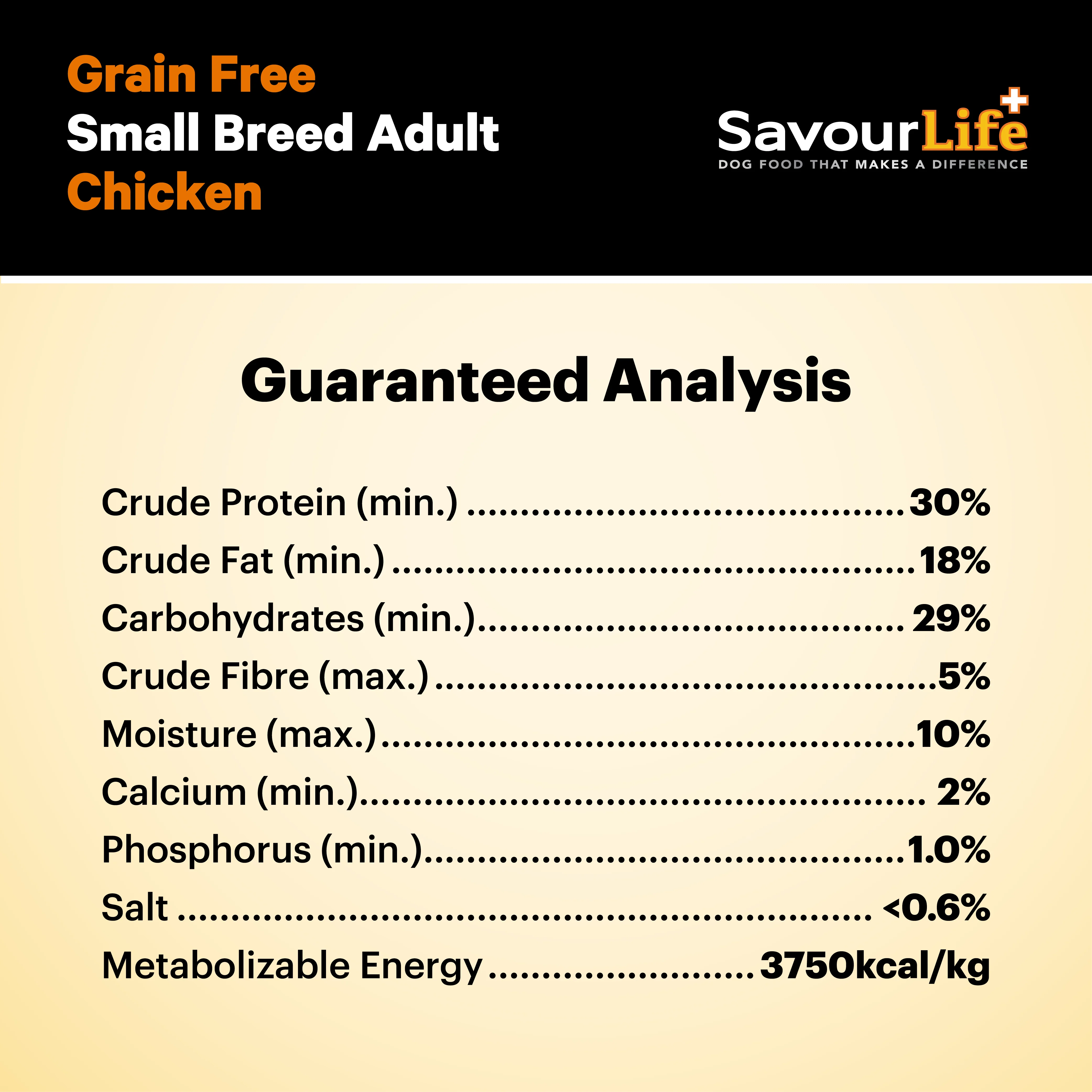 SavourLife - Grain Free Chicken Small Breed Dog Dry Food (2.5kg) - Image 7