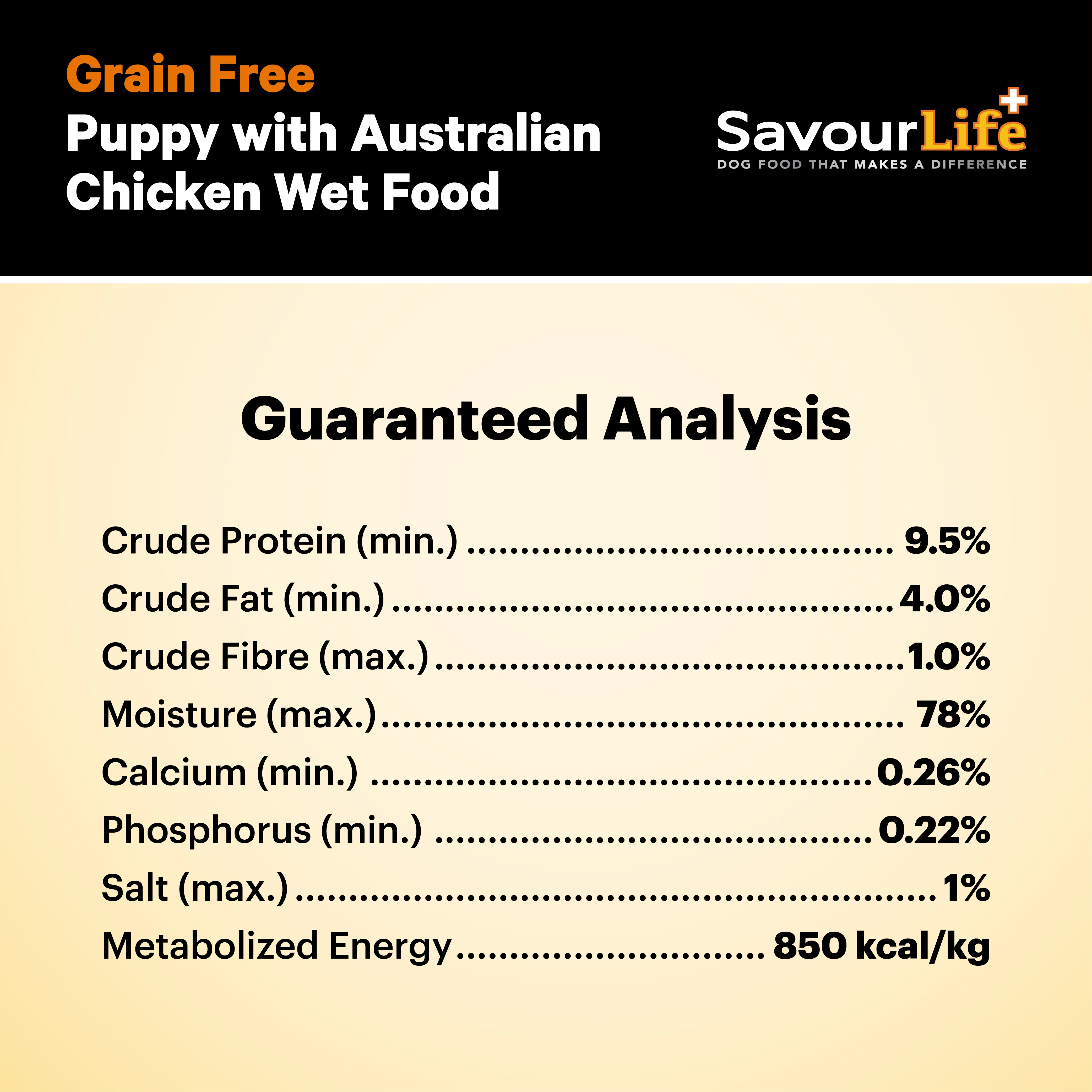 SavourLife Grain Free Puppy Chicken 375g - Image 6