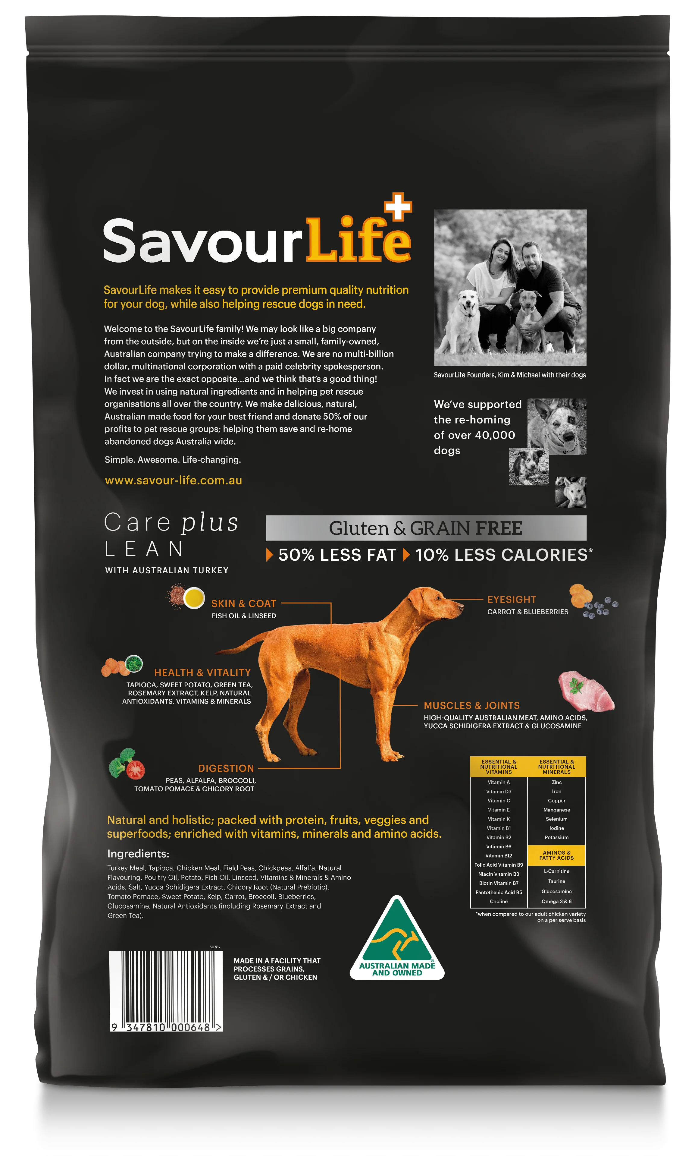 SavourLife - Grain Free Turkey CarePlus Lean Dog Dry Food (10kg) - Image 2