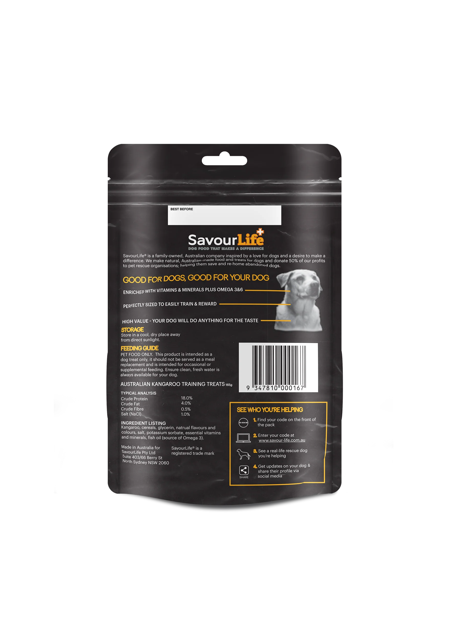 SavourLife - Australian Kangaroo Training Treats (165g) - Image 2