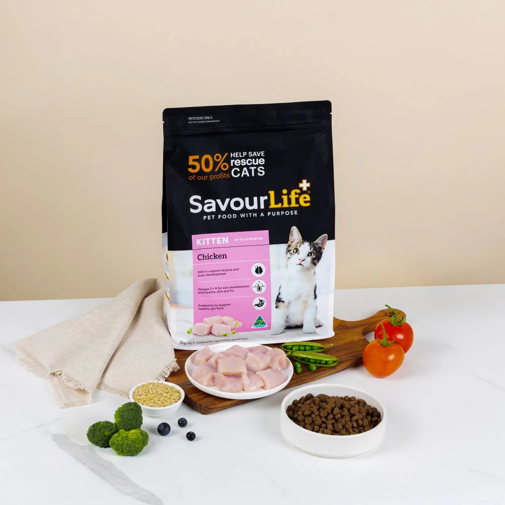 SavourLife Kitten Chicken Dry Cat Food (2kg) - Image 14