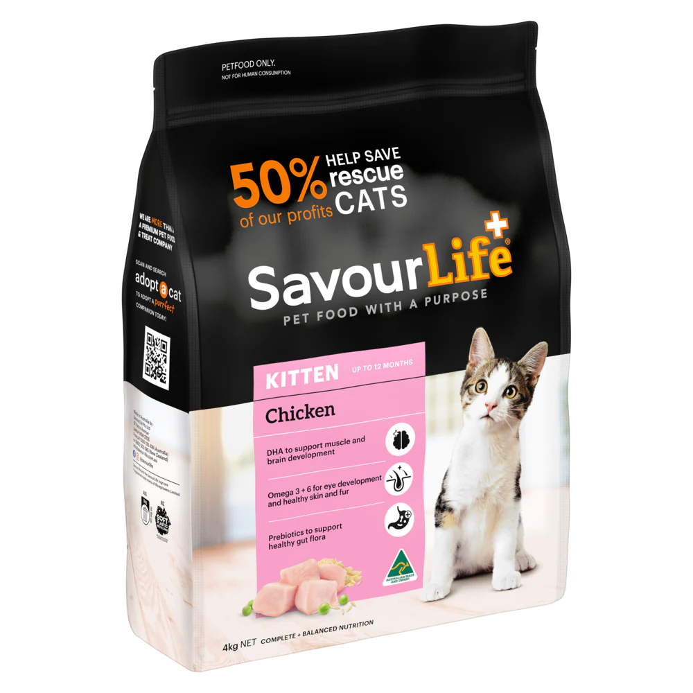 SavourLife Kitten Chicken Dry Cat Food (4kg) - Image 3