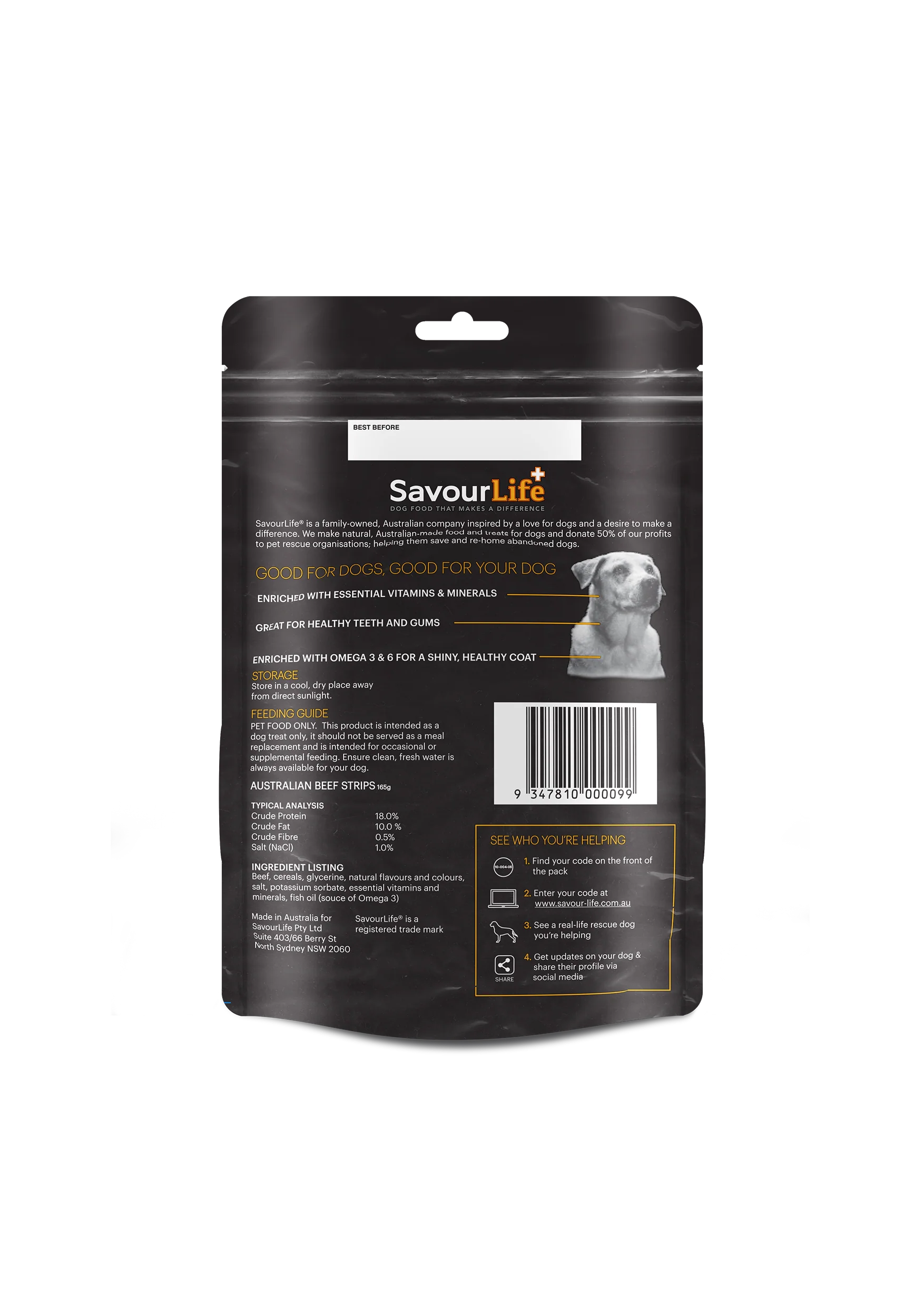 SavourLife - Australian Beef Strips (165g) - Image 2