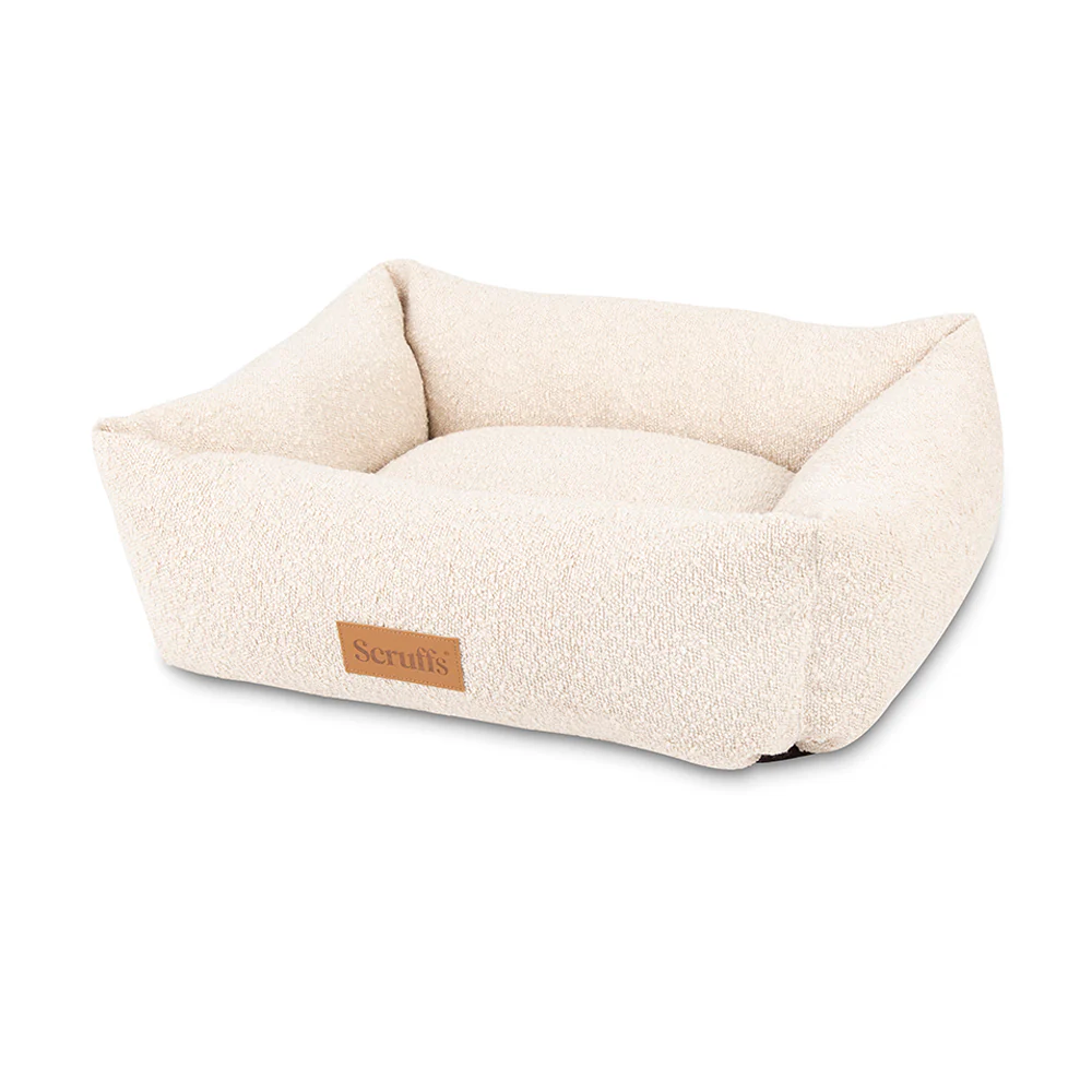 Scruffs Boucle Box Bed 60cm - Ivory