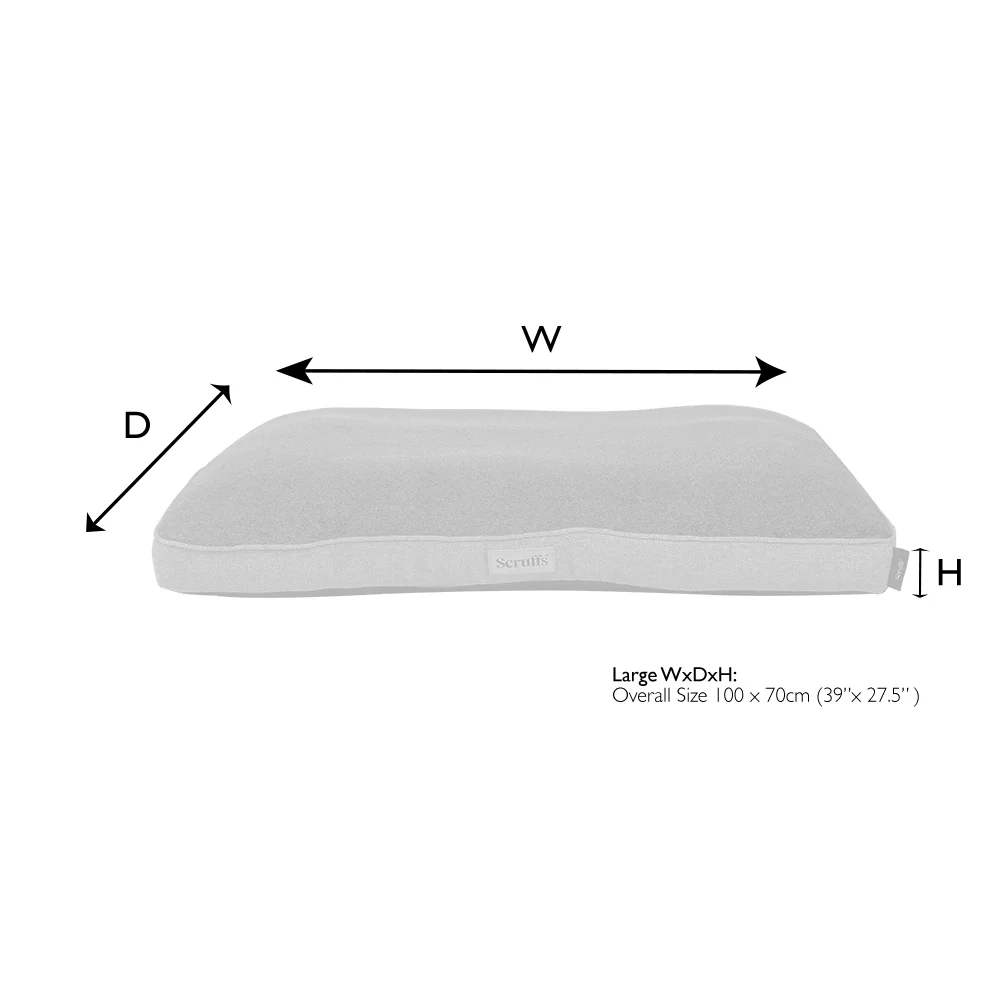 Scruffs - Harvard Orthopaedic Mattress Pearl Grey (100 x 70cm) - Image 2