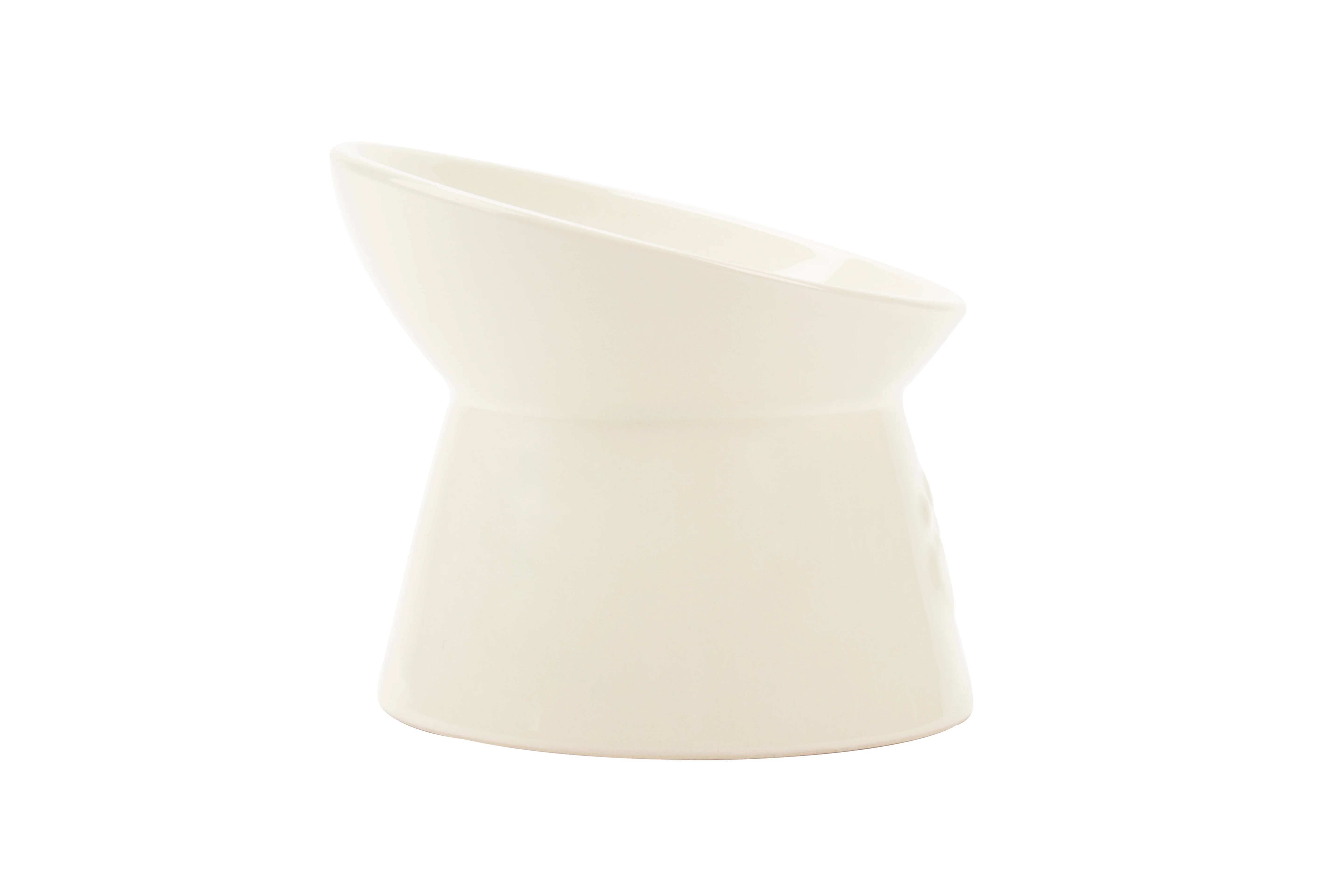 Scruffs - Icon Raised Cat Feeder Bowl Cream - Image 2