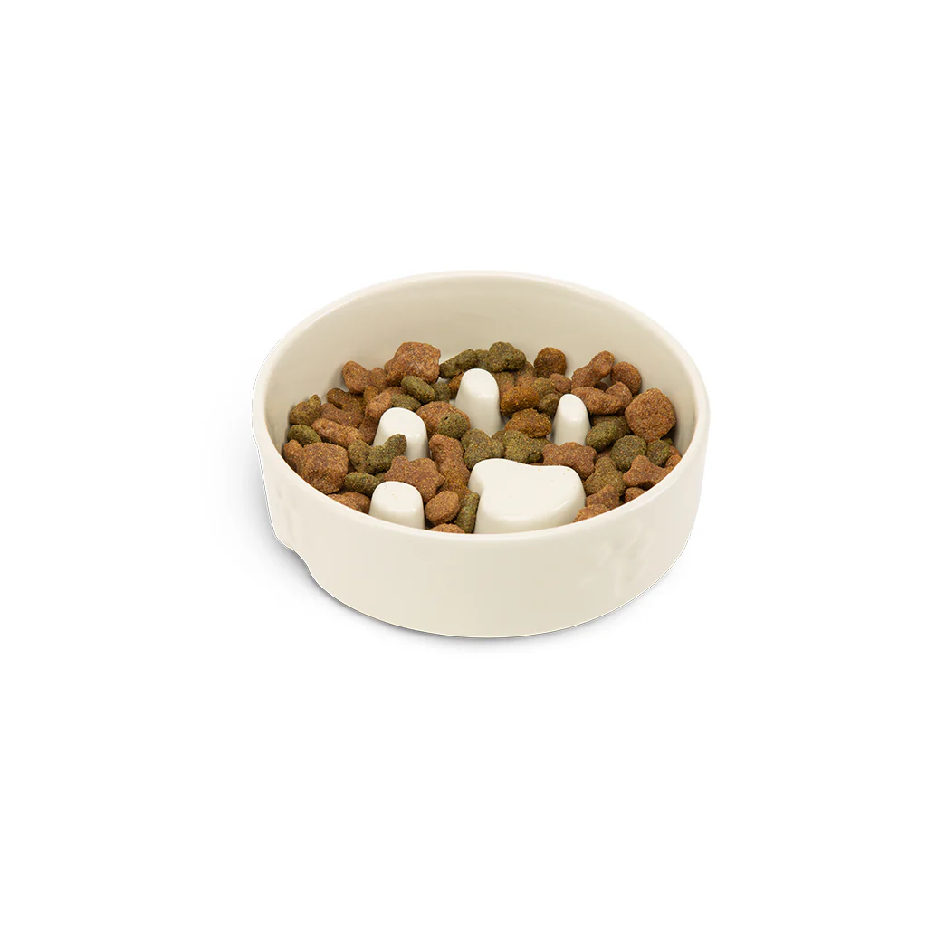 Scruffs - Icon Slow Feeder Pet Bowl Cream (16cm) - Image 3