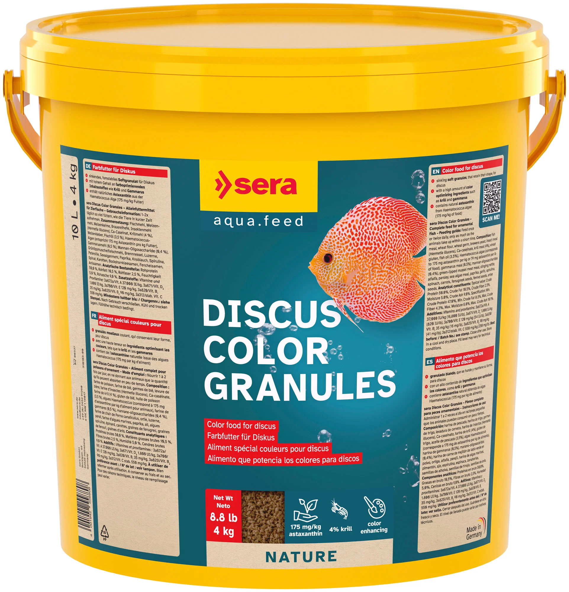 sera Discus Color Granules 10L (4kg)