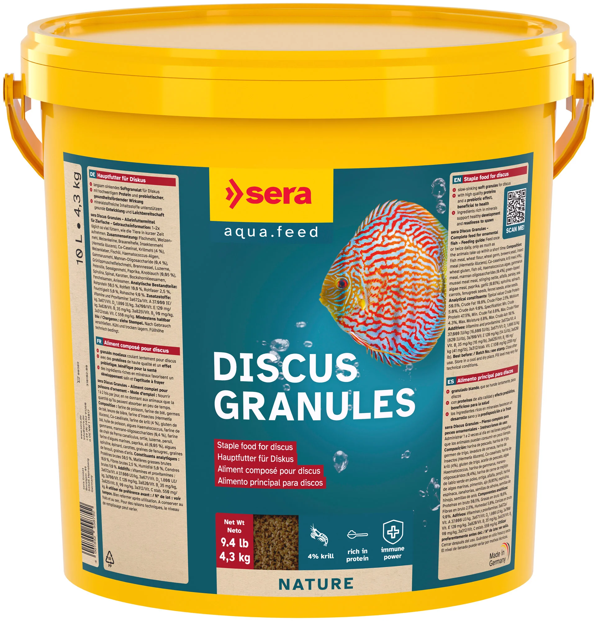 sera Discus Granules 10L (4.3kg)